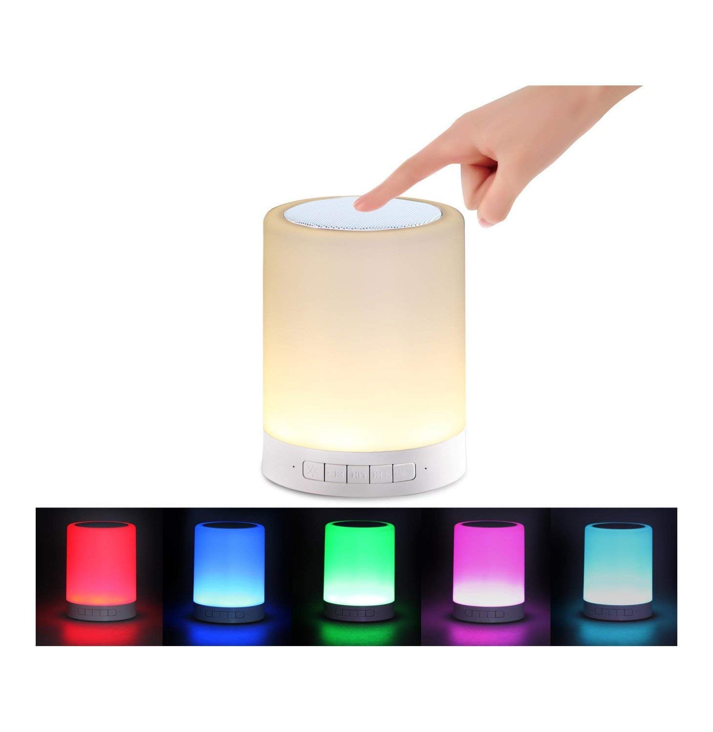 Touch Lamp Portable Bluetooth Speaker with Smart Colour Changing Touch